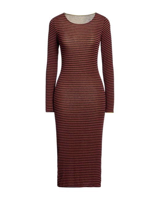 Brand Unique Red Midi-Kleid