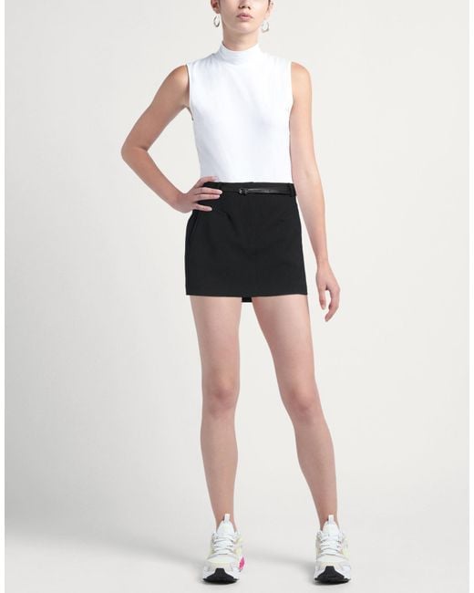 Patrizia Pepe Black Mini Skirts