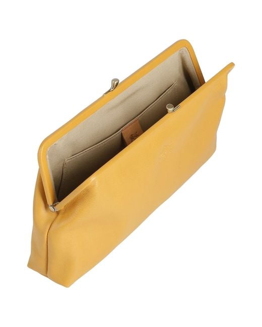 Il Bisonte Natural Handbag Leather