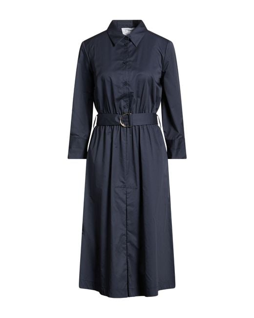Kaos Blue Midi Dresses