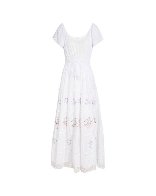 LoveShackFancy White Maxi Dress