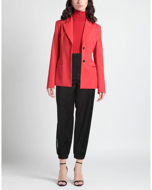 SIMONA CORSELLINI Black Pants Cotton, Polyamide, Elastane