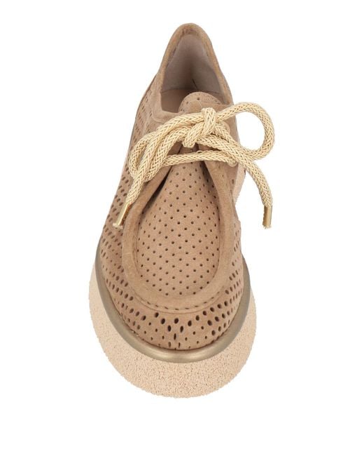 Pertini Brown Lace-up Shoes