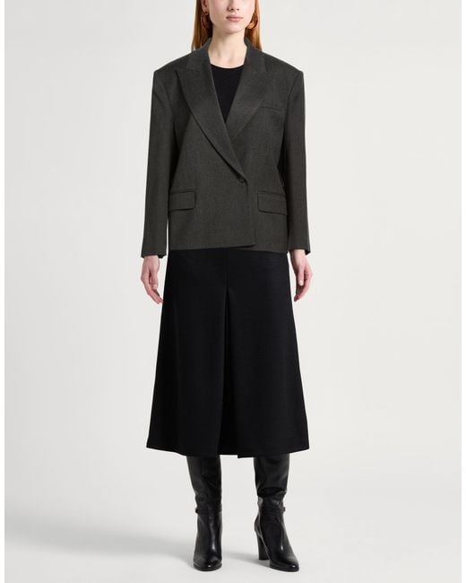 Pinko Black Blazer Wool, Polyester, Viscose, Elastane