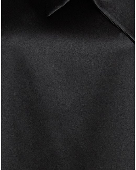 Phoebe Philo Black Top Silk, Elastane