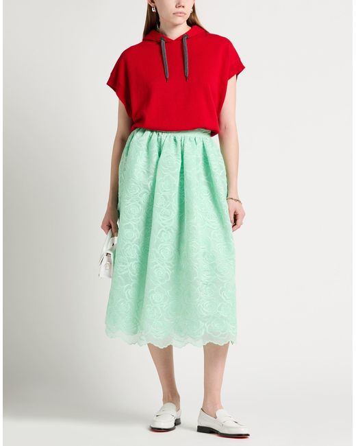 Vivetta Green Midi Skirt