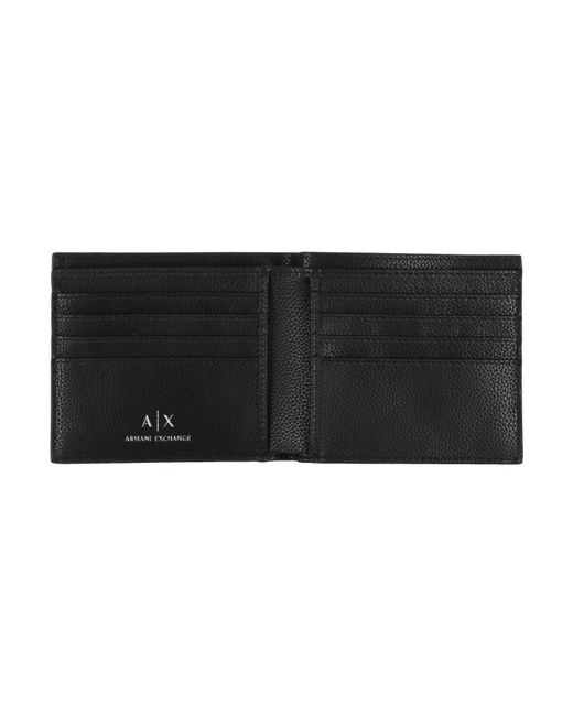 ARMANI EXCHANGE Black Wallet for men