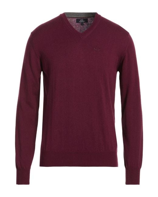 Pullover La Martina de hombre de color Purple
