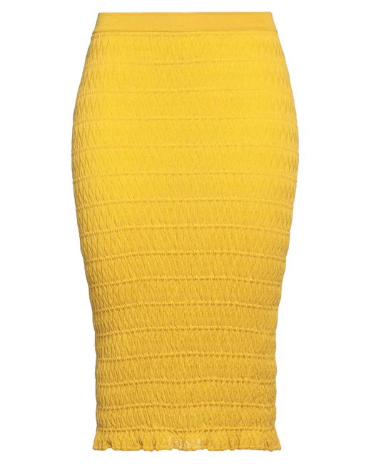 M Missoni Yellow Midi Skirt