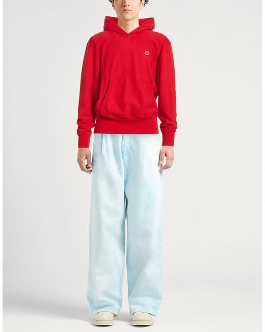 KENZO Red Sweatshirt Cotton for men