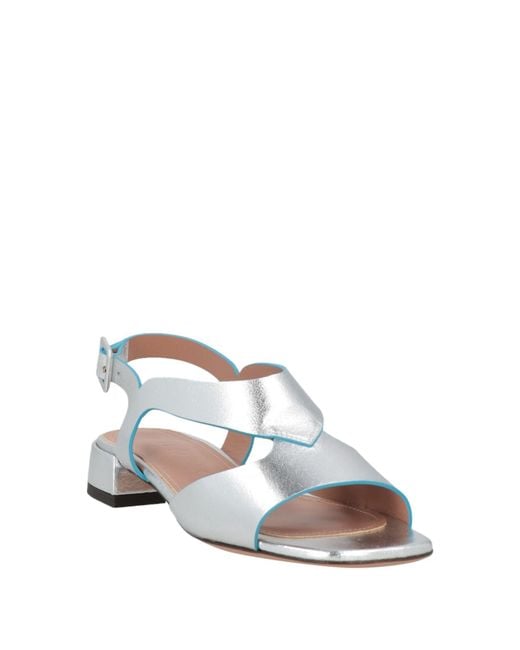 A.Bocca White Sandals Leather