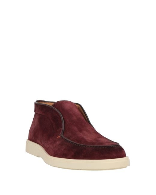 Santoni Brown Ankle Boots for men