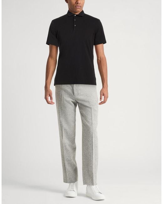 Aspesi Black Polo Shirts for men