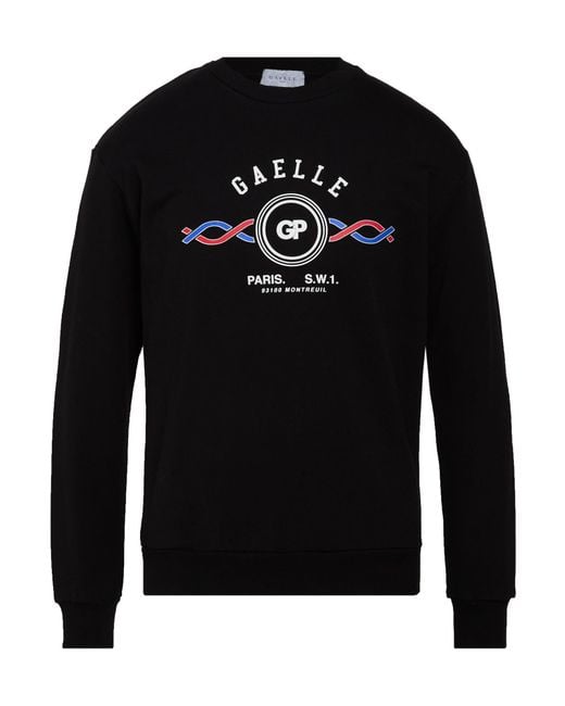 Gaelle Paris Black Sweatshirts for men