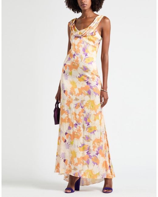 Patrizia Pepe Metallic Maxi Dresses
