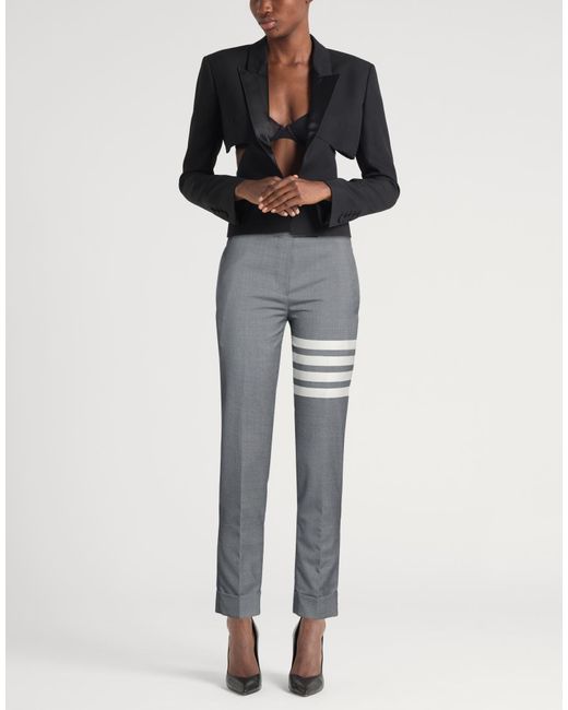 Thom Browne Gray Pants Wool