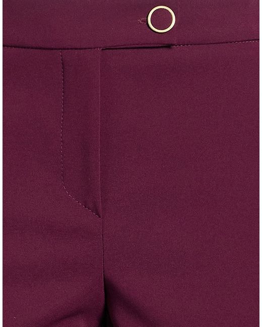 Rinascimento Purple Pants Polyester, Elastane