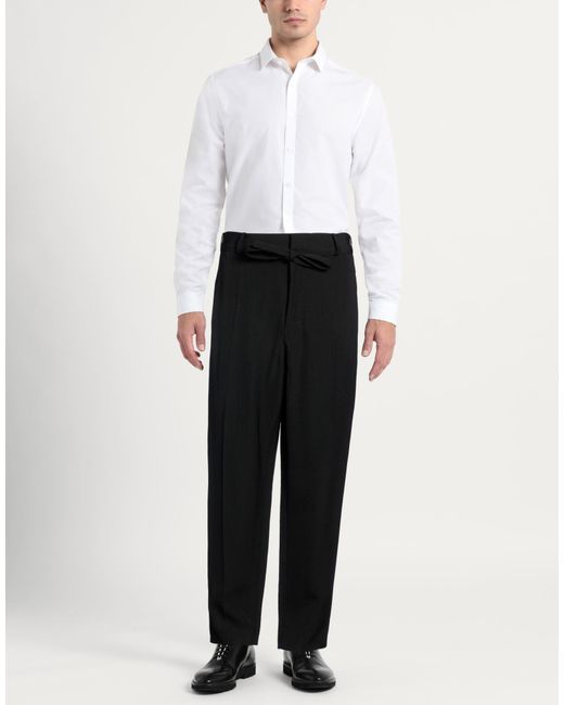 Jil Sander Black Pants Viscose, Silk for men