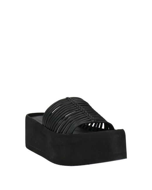 Paloma Barceló Black Sandals Leather