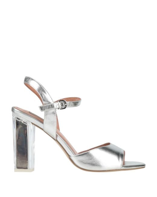Luciano Barachini White Sandals Synthetic Material