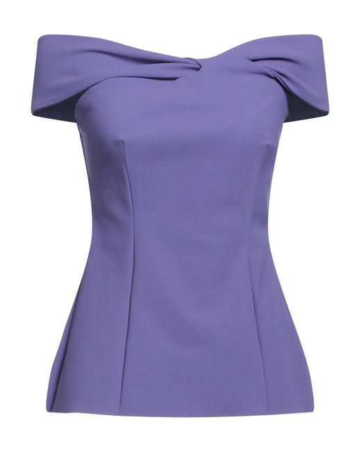 La Petite Robe Di Chiara Boni Purple Top