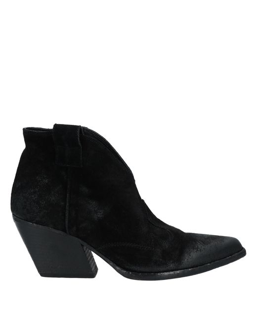 Elena Iachi Black Ankle Boots