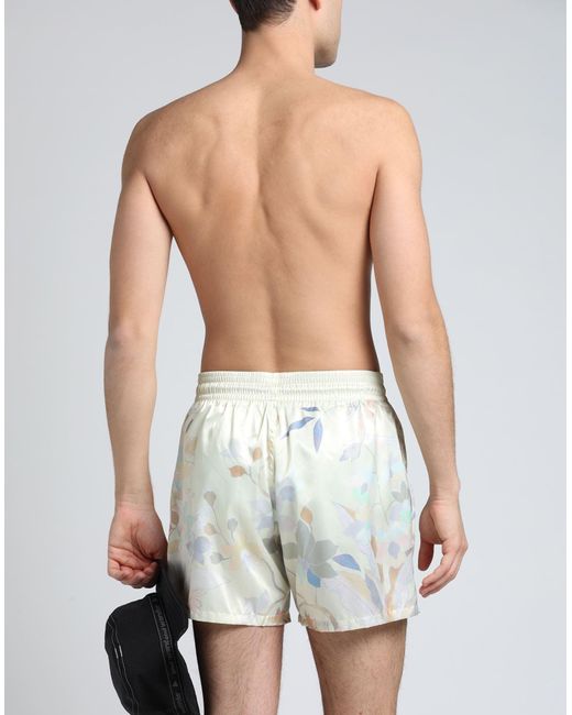 Etro Gray Swim Trunks for men