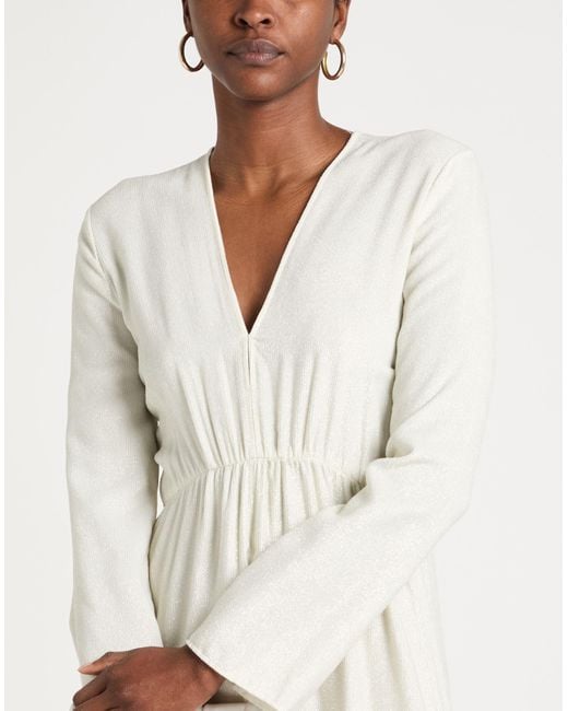 Forte Forte White Midi-Kleid