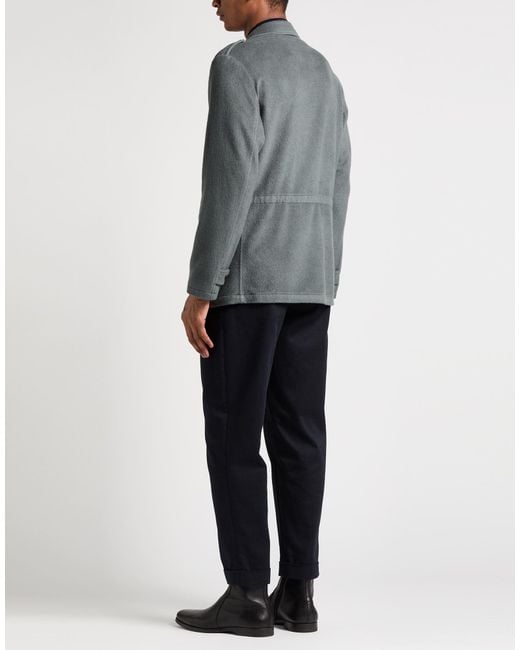 Boglioli Gray Jacket Cashmere for men