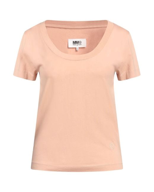 MM6 by Maison Margiela Pink T-Shirt