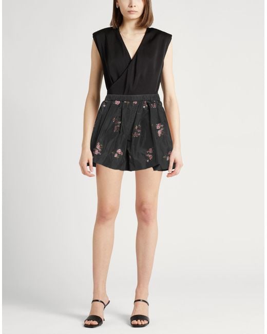 RED Valentino Black Shorts & Bermuda Shorts