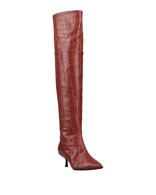 NCUB Red Knee Boots