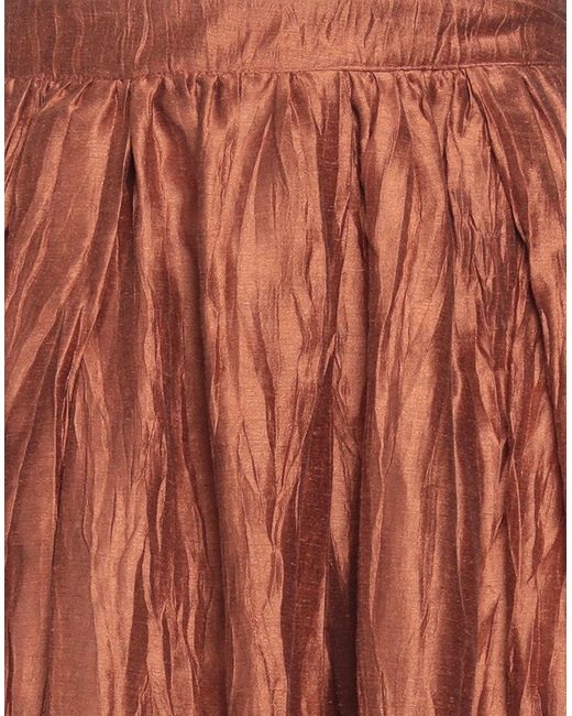 Akep Orange Midi Skirt