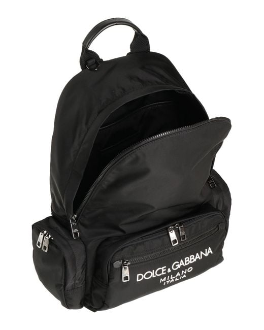 Dolce & Gabbana Black Rucksack for men