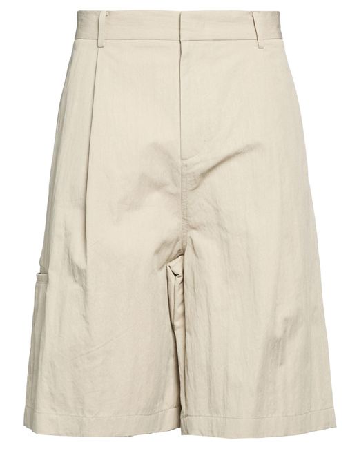 LE17SEPTEMBRE Natural Shorts & Bermuda Shorts Nylon, Cotton for men