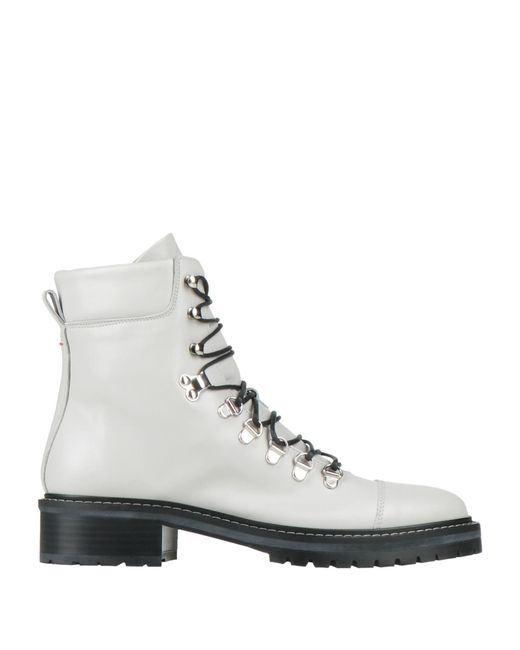 Aeyde White Ankle Boots