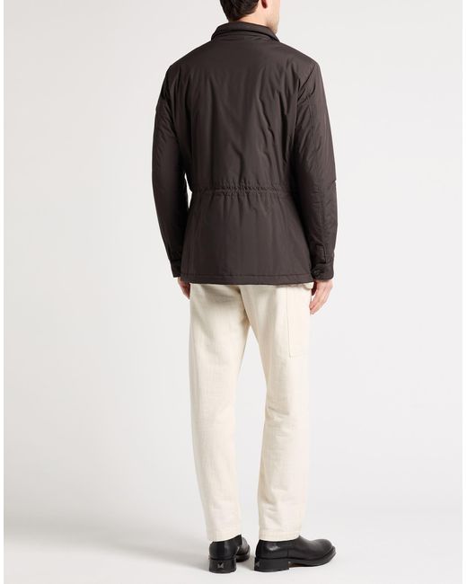 Moorer Black Dark Jacket Polyester for men