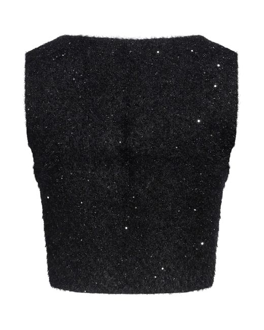 Sandro Black Waistcoat