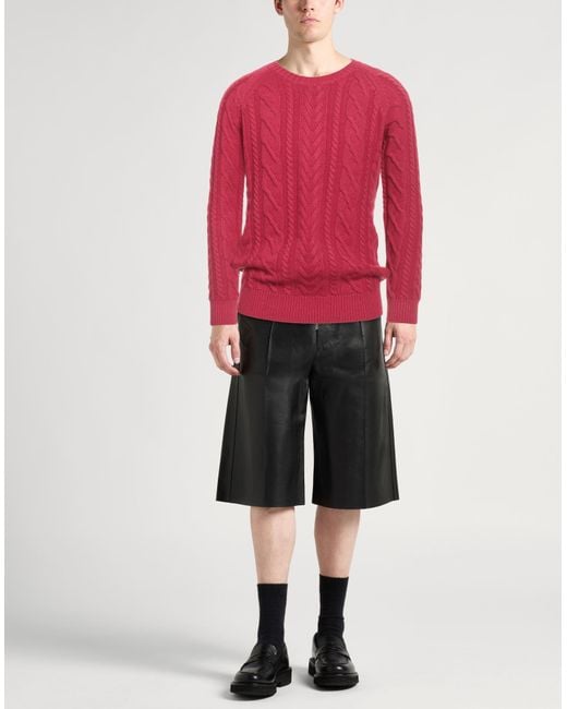Pullover Moorer pour homme en coloris Red