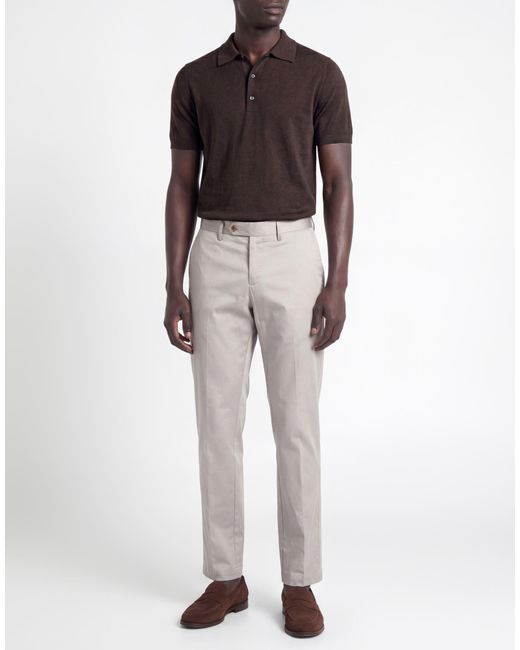 Myths Gray Light Pants Cotton for men