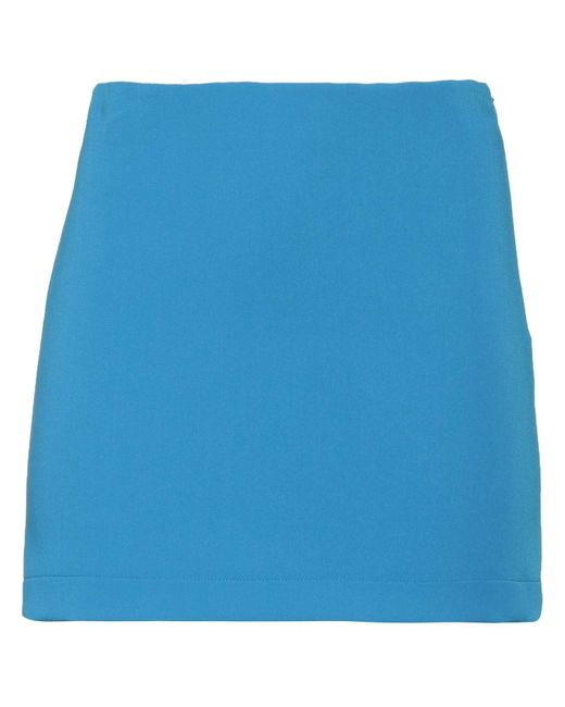 Patrizia Pepe Blue Mini Skirt