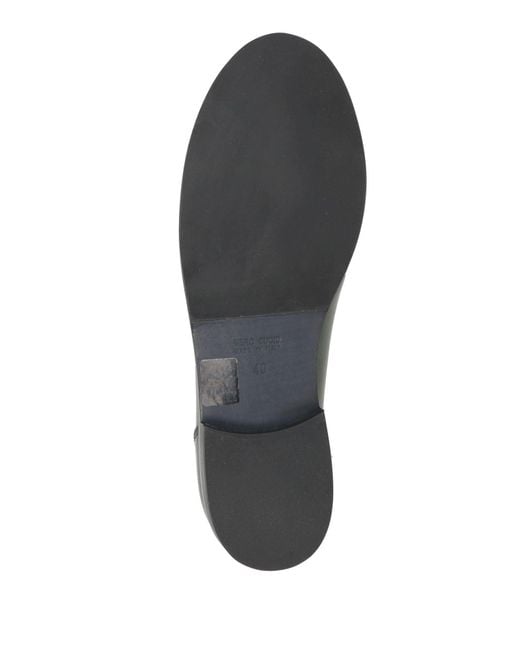Lemarè Green Dark Loafers Leather