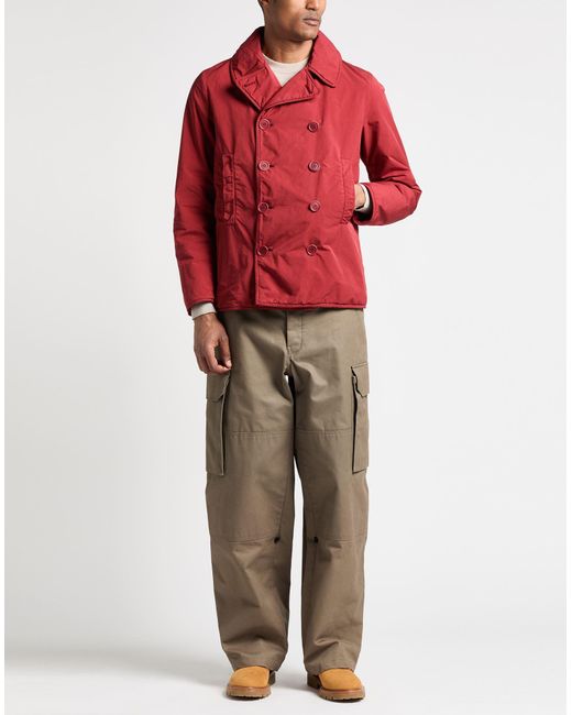 Aspesi Red Jacket Polyester, Polyamide for men