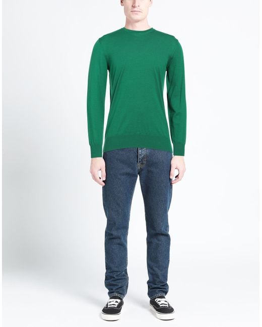 Emporio Armani Green Jumper for men