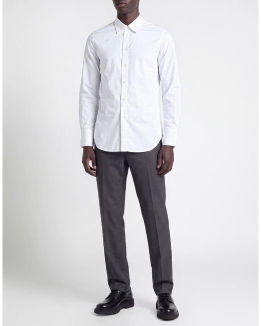 Eleventy White Shirt Cotton, Polyamide, Elastane for men