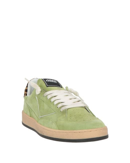 4b12 Green Sneakers Leather
