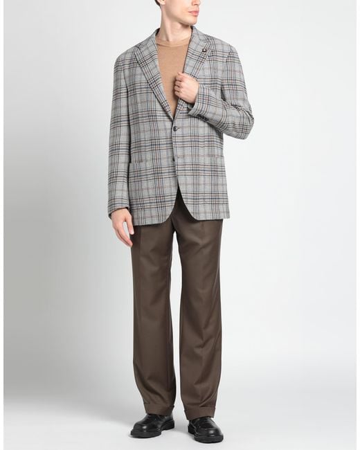 Lardini Gray Blazer for men