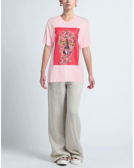 Camiseta Christopher Kane de color Pink