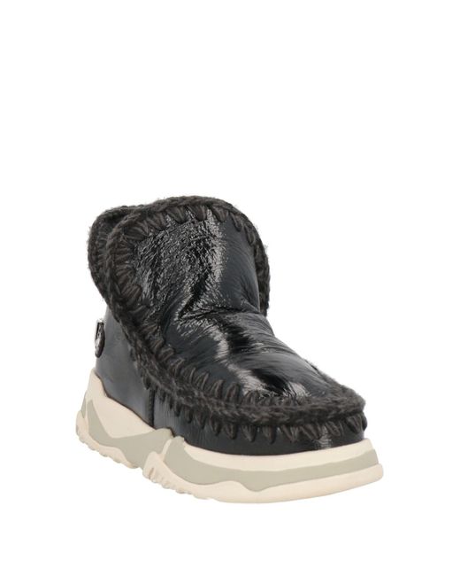 Mou Black Ankle Boots