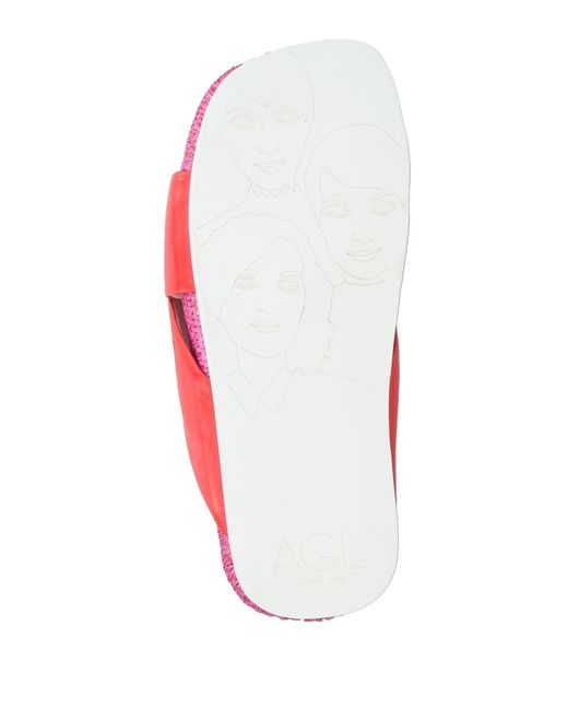 Agl Attilio Giusti Leombruni Pink Espadrilles Leather